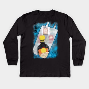 Naruto and Jiraya Kids Long Sleeve T-Shirt